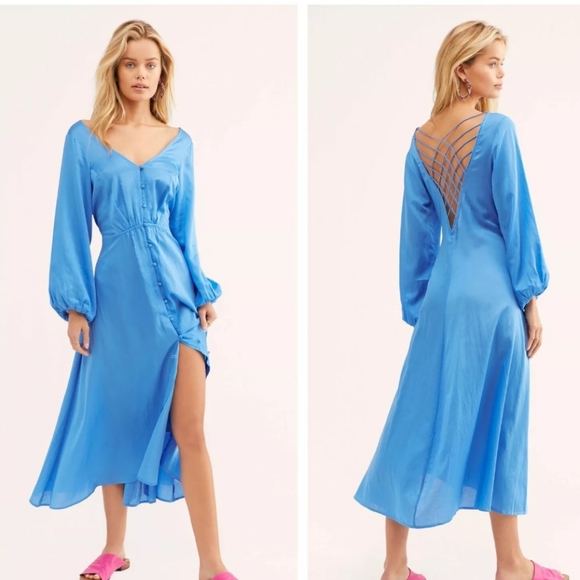 free people later days midi dress